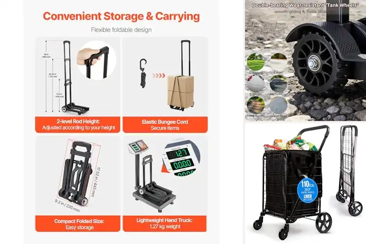 Detailed view of Best 110 Pound Luggage Capacity