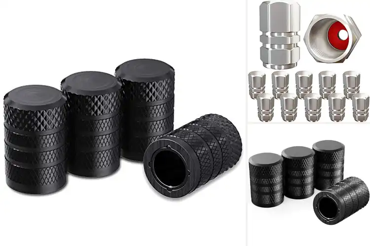 Detailed view of Best Aluminum Tire Valve Caps