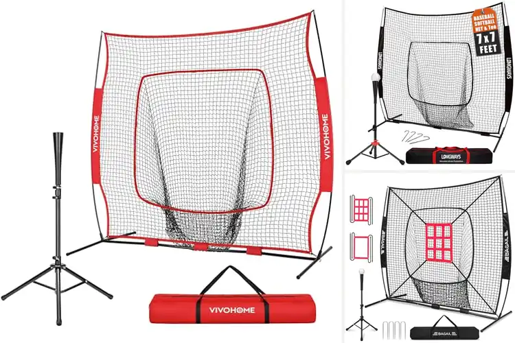 Detailed view of Best Baseball Tee Compatible Nets