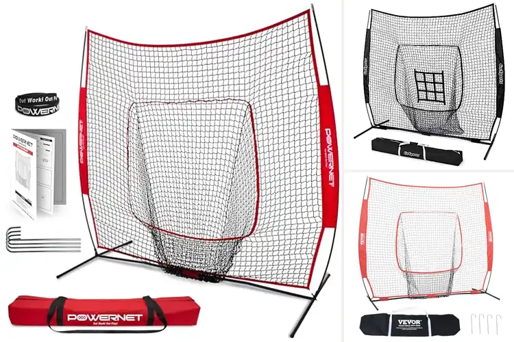 Detailed view of Best Baseball Training Support Nets