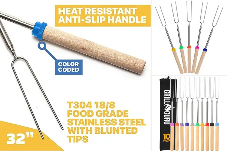 Detailed view of Best Camping Skewers