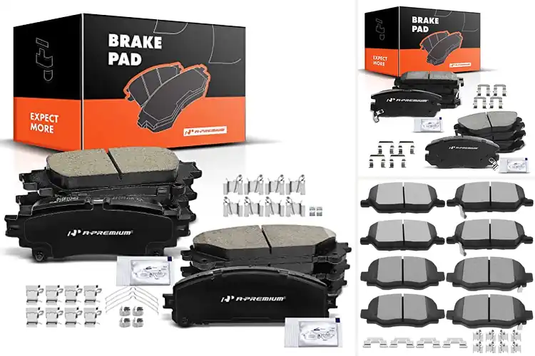 Detailed view of Best Ceramic Brake Pads Set