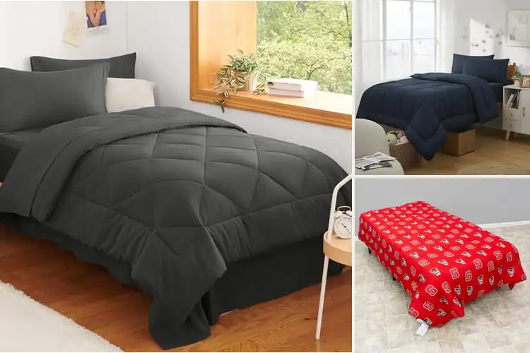 Detailed view of Best College Comforters: Top 10 Cozy Picks for Dorm Beds