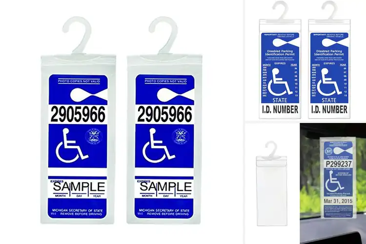Detailed view of Best Disability Parking Permit Covers