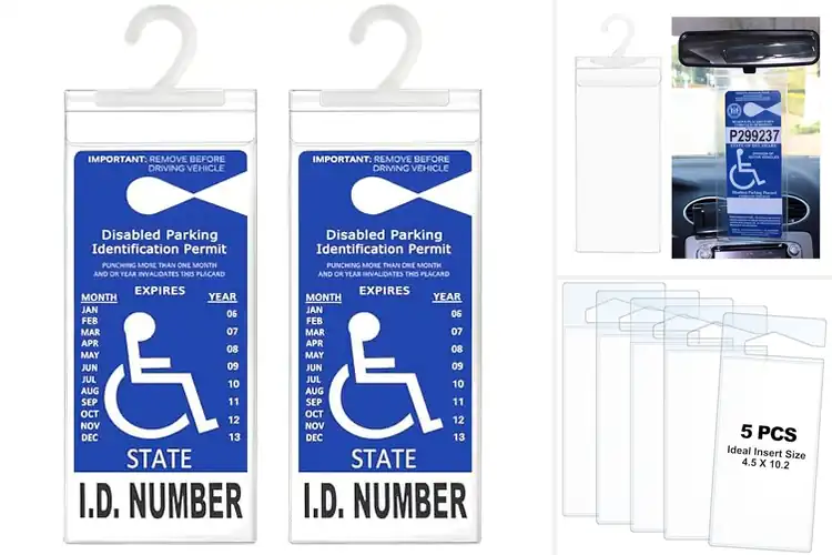 Detailed view of Best Disability Parking Placard Covers