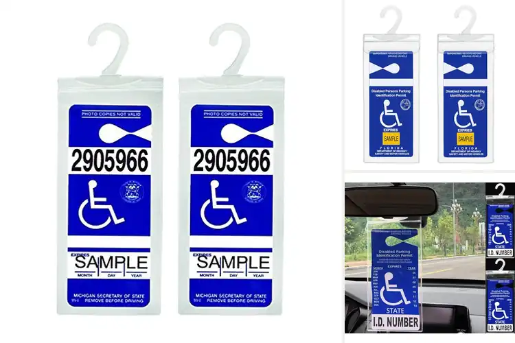 Detailed view of Best Disability Parking Sign Holders