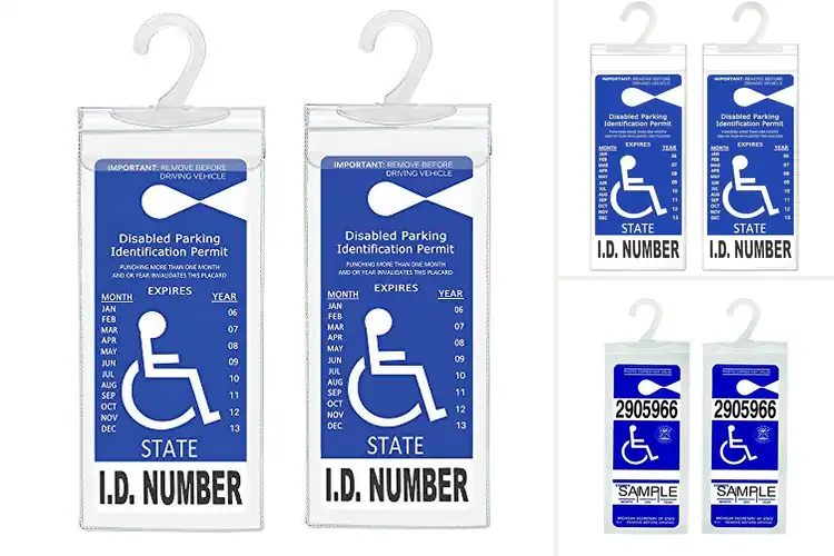 Detailed view of Best Disabled Parking Permit Protectors