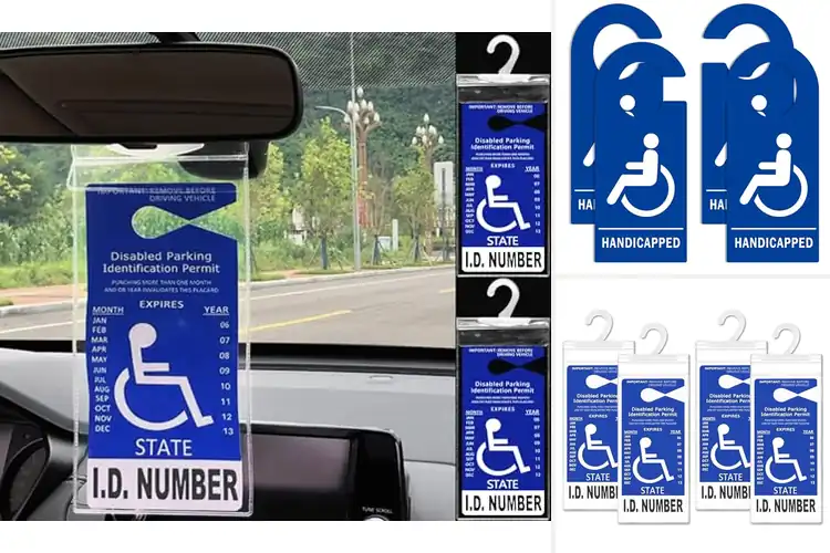 Detailed view of Best Durable PVC Handicap Sign Protector