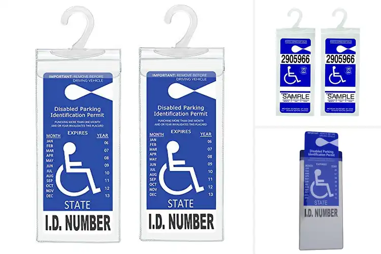 Detailed view of Best Easy To Install Handicap Placard Holder