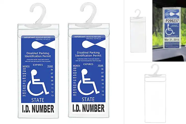 Detailed view of Best Handicap Sign Protectors