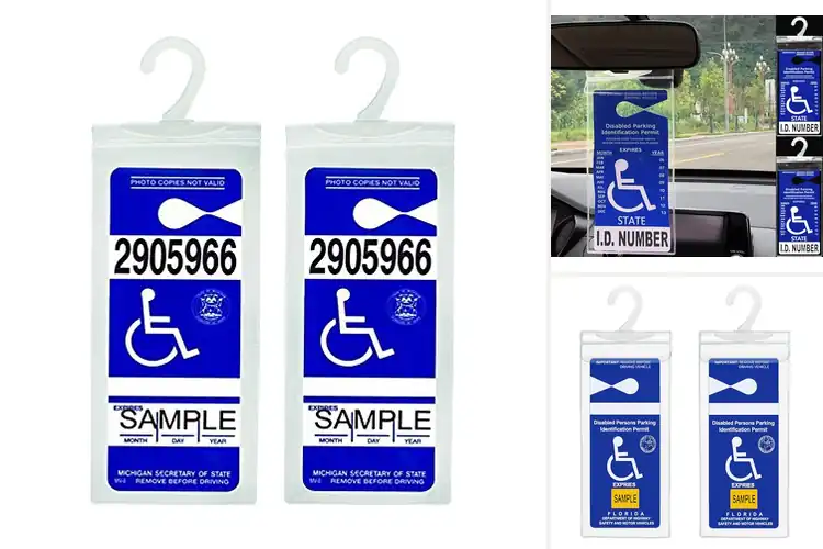 Detailed view of Best Handicapped Parking Sign Holders