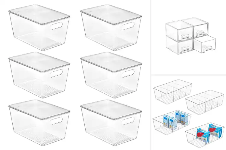 Detailed view of Best Home Organization Storage Bins
