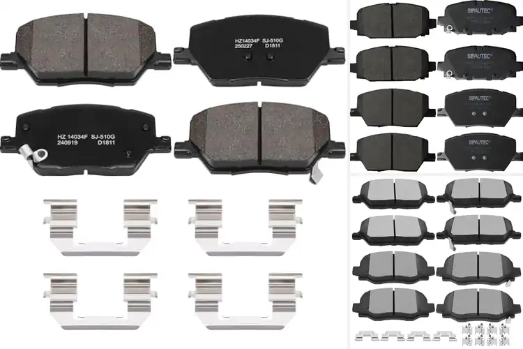 Detailed view of Best Jeep Compass Brake Pads Compatibility