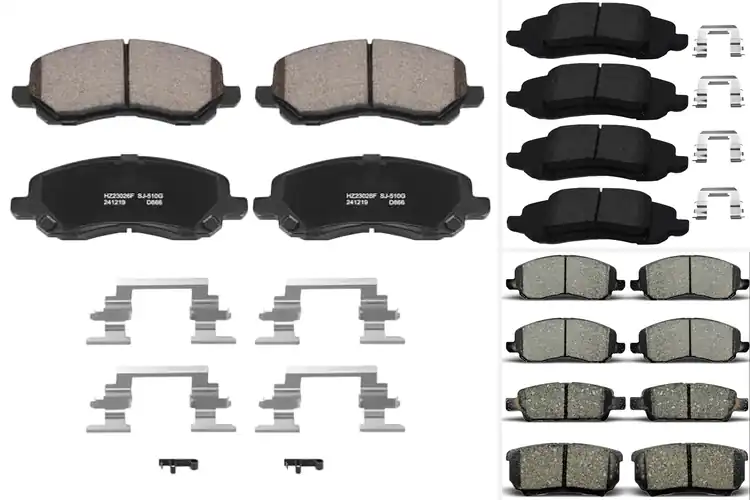 Detailed view of Best Jeep Compass Brake Pads Compatible
