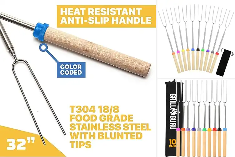Detailed view of Best Marshmallow Roasting Sticks
