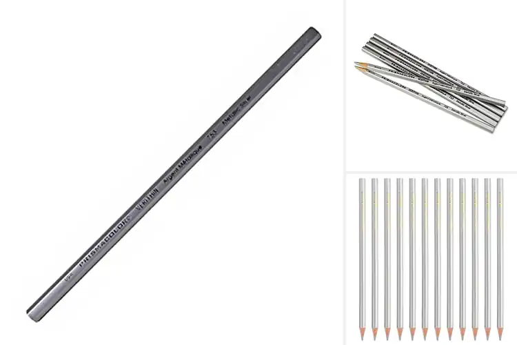 Detailed view of Best Metallic Silver Colored Pencils