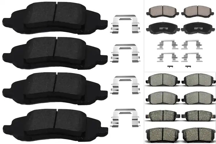 Detailed view of Best Patriot Brake Pads Compatible