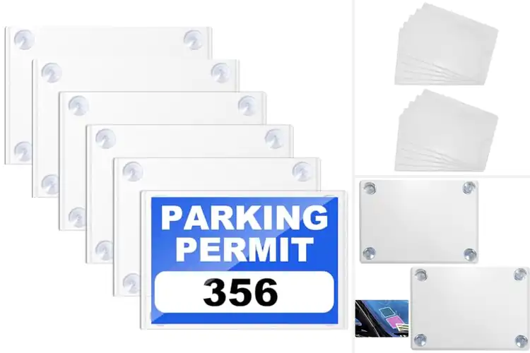 Detailed view of Best PVC Parking Sign Holders