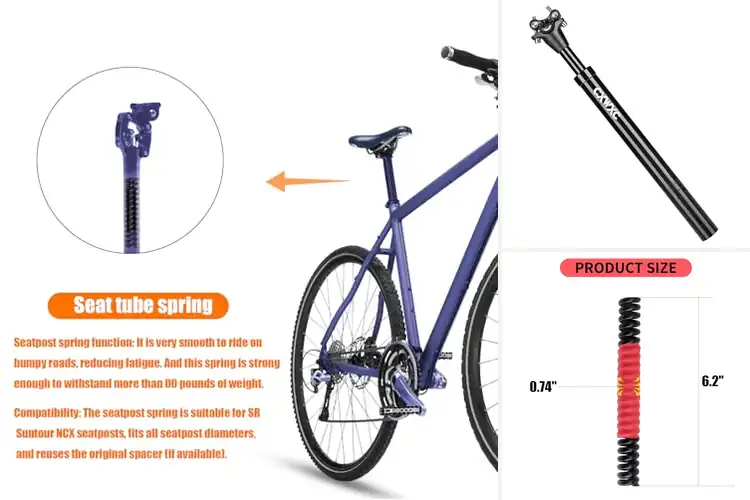 Detailed view of Best Rough Road Seatpost Springs: Top 10 for Smoother Rides