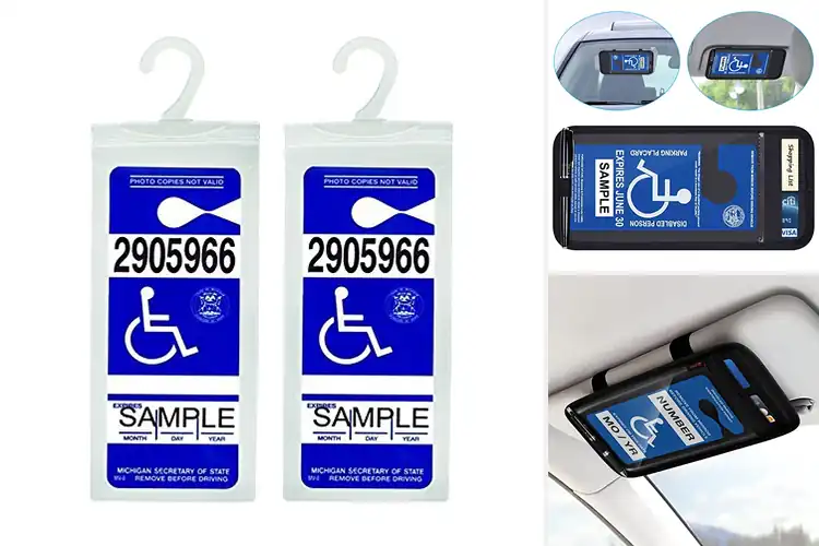 Detailed view of Best Secure Car Placard Holders