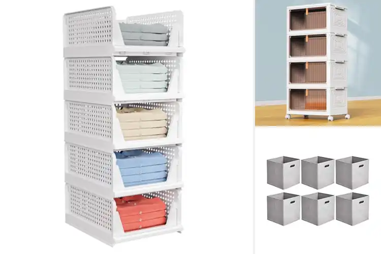 Detailed view of Best Space Saving Storage Bins