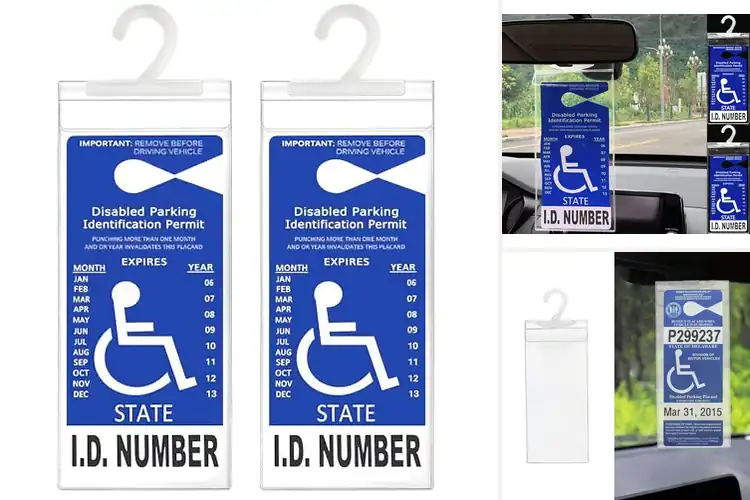 Detailed view of Best Transferable Handicapped Parking Sign Protector