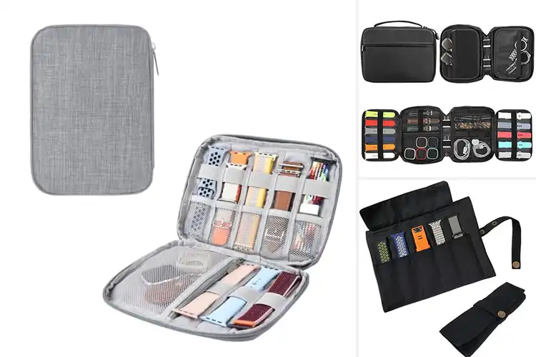 Detailed view of Best Travel Watch Band Organizer Bag