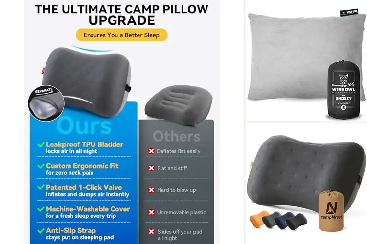 Detailed view of Best Ultralight Travel Pillows