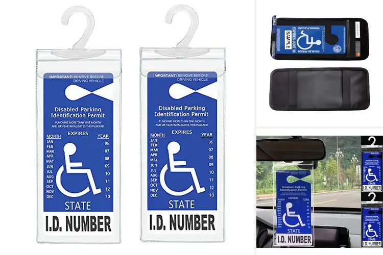Detailed view of Best Universal Fit Car Placard Holders