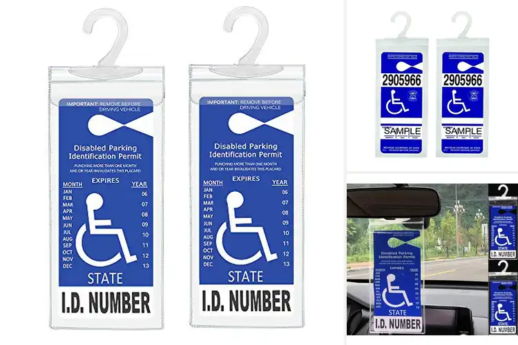 Detailed view of Best Universal Handicap Placard Holders