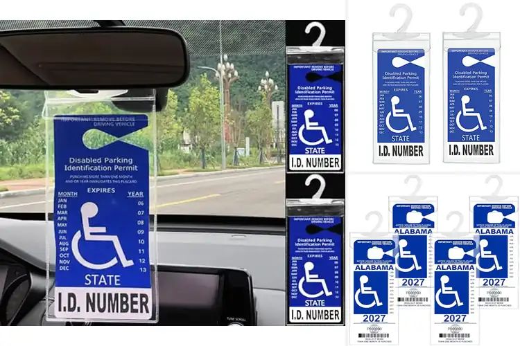 Detailed view of Best Universal Handicap Sign Holders