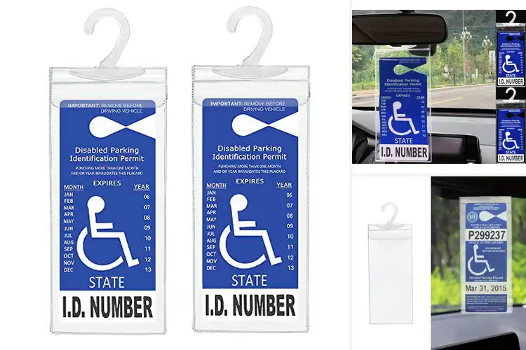 Detailed view of Best Visible Handicap Parking Sign Cover