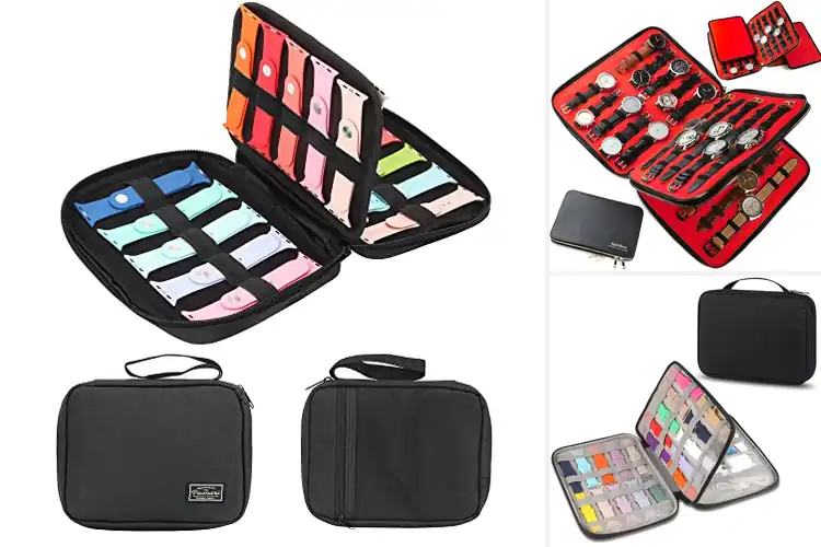 Detailed view of Best Watch Strap Storage Organizers